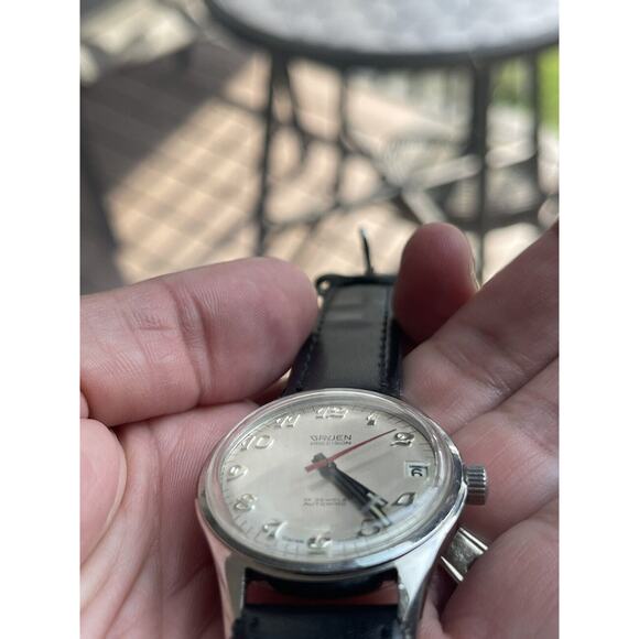 Vintage GRUEN Men\'s Automatic Watch CAL.730CA 17Jewels 1970 ?? main image 6